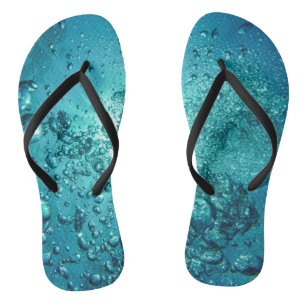 Blaue Wasserblasen  Flip Flops