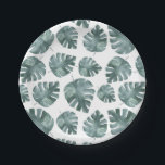 Blaue Wasserfarbe Monstera Muster Geburtstag Pappteller<br><div class="desc">Fügen Sie dem Tisch Ihres Events einen grünen Akzent mit diesem Teller aus Papier hinzu. Es zeichnet sich durch blaugrünes Monstera-Muster aus. Diese Teller aus Grünpapier eignen sich perfekt für Babyduschen und Kindergeburtstag-Party.</div>
