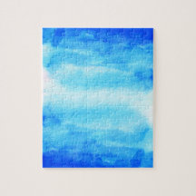 Blaue Wasserfarbe Ombre