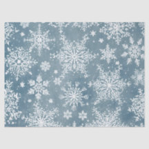 Blaue Wasserfarben-Schneeflocken Winterurlaub