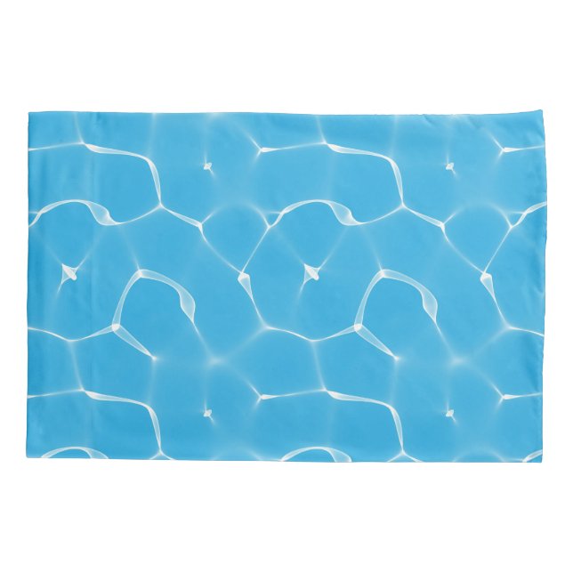 Blaue Wasserhäupter zum Schwimmen Traumpillowcase Kissenbezug (Rückseite)