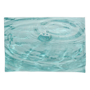 Blaue Wassernäpfel Pillow Hüllen Kissenbezug