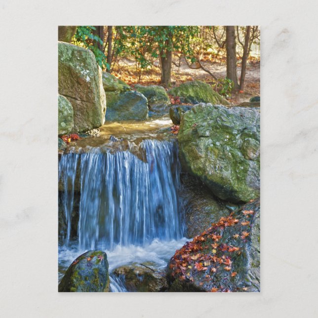 Blaue Wasserquelle Postkarte (Vorderseite)