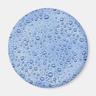Blaue Wassertröpfchen Magnet