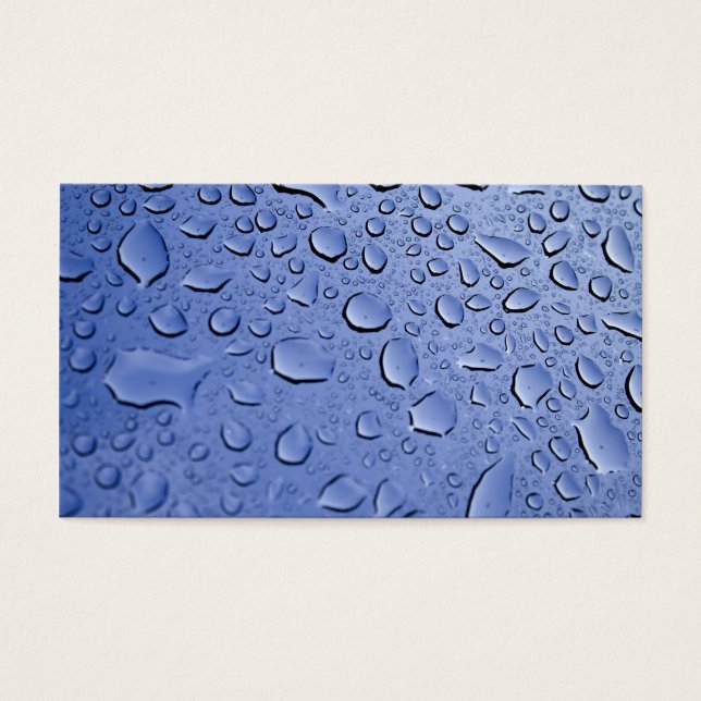 Blaue Wassertropfen (Vorderseite)