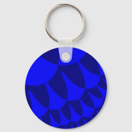 Blaue Wasserwaagen Schlüsselanhänger