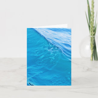Blaue Wasserwelle