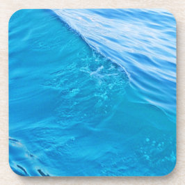 Blaue Wasserwelle Getränkeuntersetzer