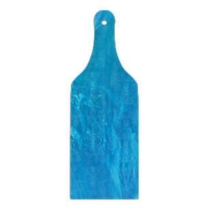 Blaue Wasserwelle Schneidebrett