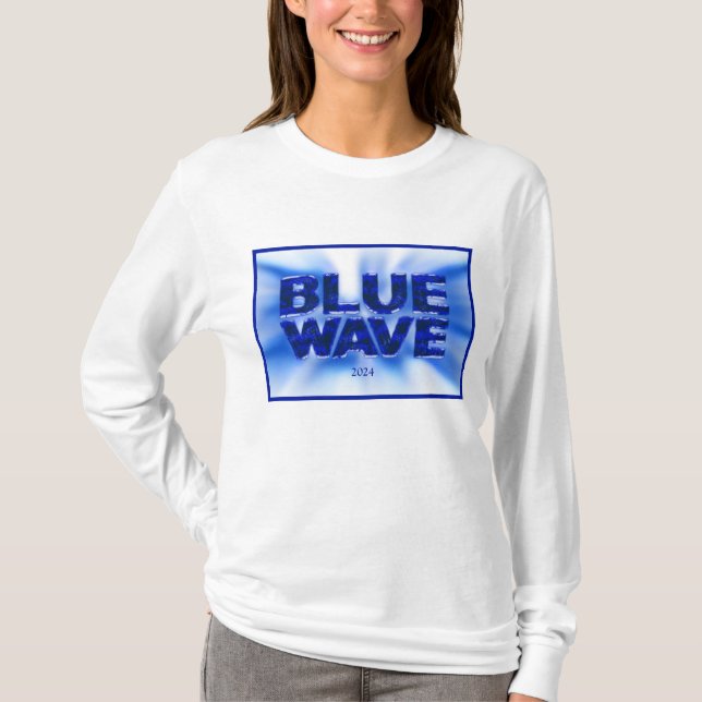 BLAUE WAVE T-Shirt (Vorderseite)