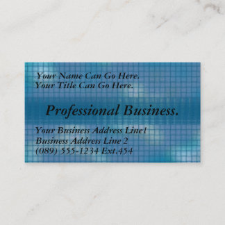Blaue Webart, berufliches Geschäft Visitenkarte