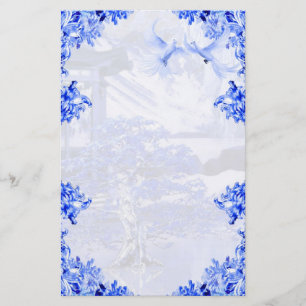 "Blaue Weide-Welt" 15 ~ elegantes Briefpapier