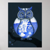 Blaue Weiden-Eule