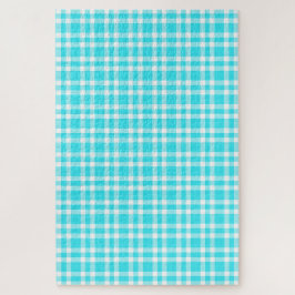Blaue weiße Karo-Muster