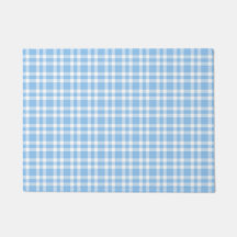Blaue weiße Karo-Muster