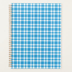 Blaue-Weiße-Karo-Muster Planer