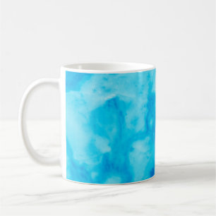 Blaue weiße Marmortextur mit natürlichem Musterabs Kaffeetasse