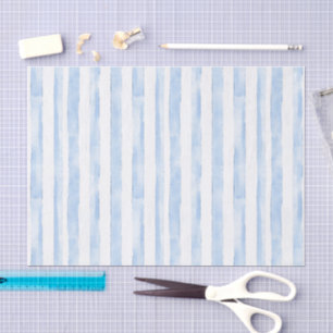 Blaue Weiße Streifen Brautparty Seidenpapier