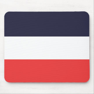 Blaue, weiße und rote Streifen gestreift Mousepad