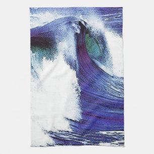 Blaue Welle Handtuch