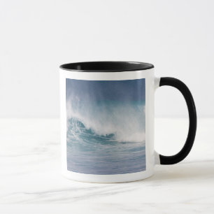 Blaue Welle kracht, Maui, Hawaii, USA 3 Tasse