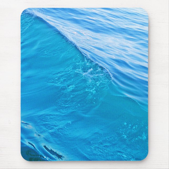 Blaue Welle Mousepad (Vorne)