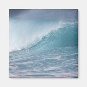Blaue Welle stürzt sich, Maui, Hawaii, USA 2 Magnet