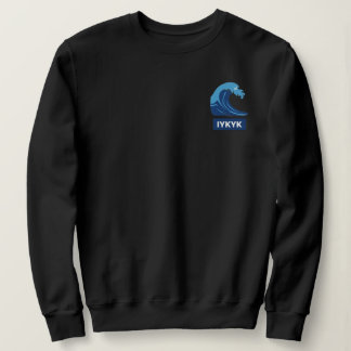 Blaue Welle Sweatshirt
