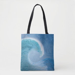 Blaue Welle Tasche