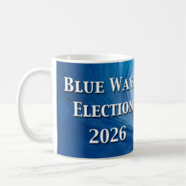 Blaue Welle Wahl 2026 Kaffeetasse