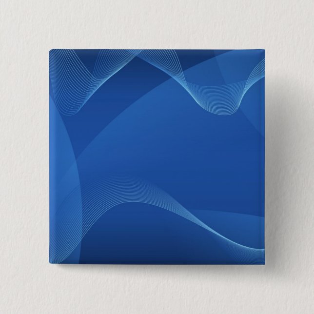 Blaue Wellen Button (Vorderseite)