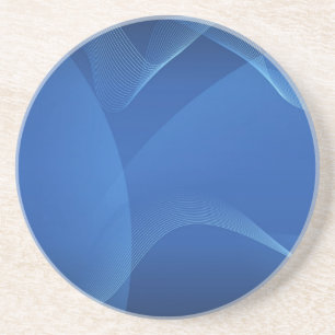 Blaue Wellen Sandstein Untersetzer