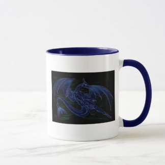 Blaue Wellen-Tasse Tasse