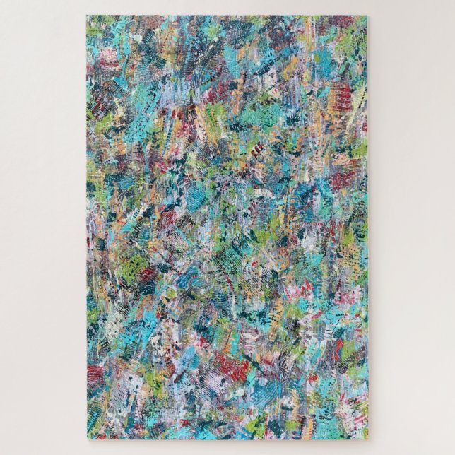 Blaue Wiese 20 x 30 Puzzle (Vertikal)