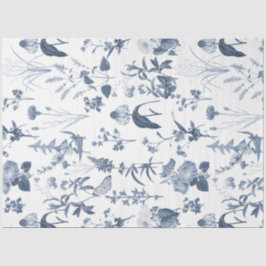 Blaue Wildblume Blumenwiese Vertikale Entkopplung Seidenpapier