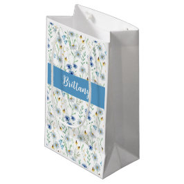 Blaue Wildblume Kleine Geschenktüte