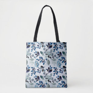 Blaue Wildblume Tasche