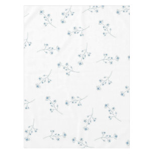 Blaue Wildblume Tischdecke