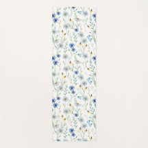 Blaue Wildblume Wasserfarbe