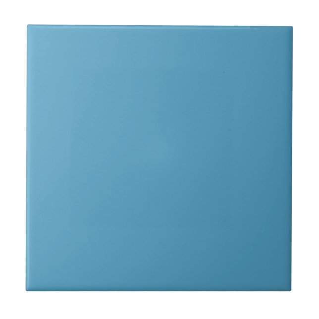 Blaue Wildblumen Fliese (Vorderseite)