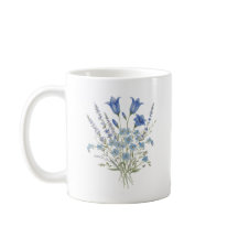 Blaue Wildblumenbouquet