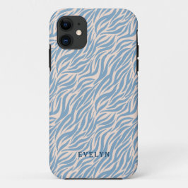 Blaue Wilde Tiger Streifen Case-Mate iPhone Hülle