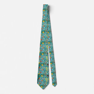 BLAUE WILLIAM MORRIS 2 KRAWATTE
