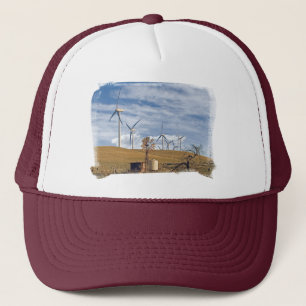 Blaue Wind-Kappe Truckerkappe