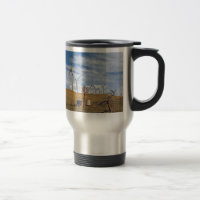 Blaue Wind-Reise-Tasse
