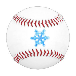 Blaue Winterschneeflocke Baseball