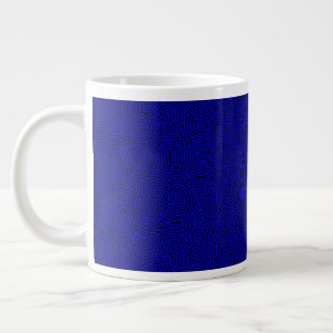Blaue Wirbel 590ml Tasse