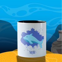 Blaue Wolke mit Markennamen monogram