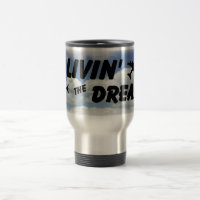 Blaue Wolken-Reise-Tasse