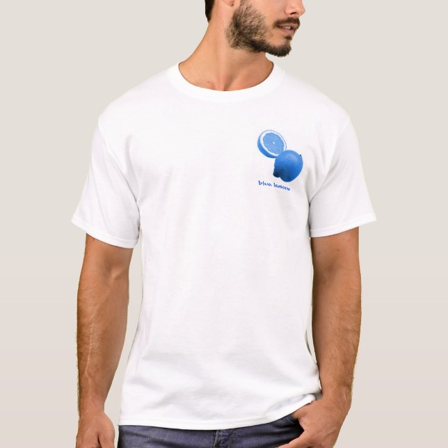 blaue Zitronen T-Shirt (Vorderseite)
